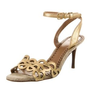 Tory Burch gold sandals